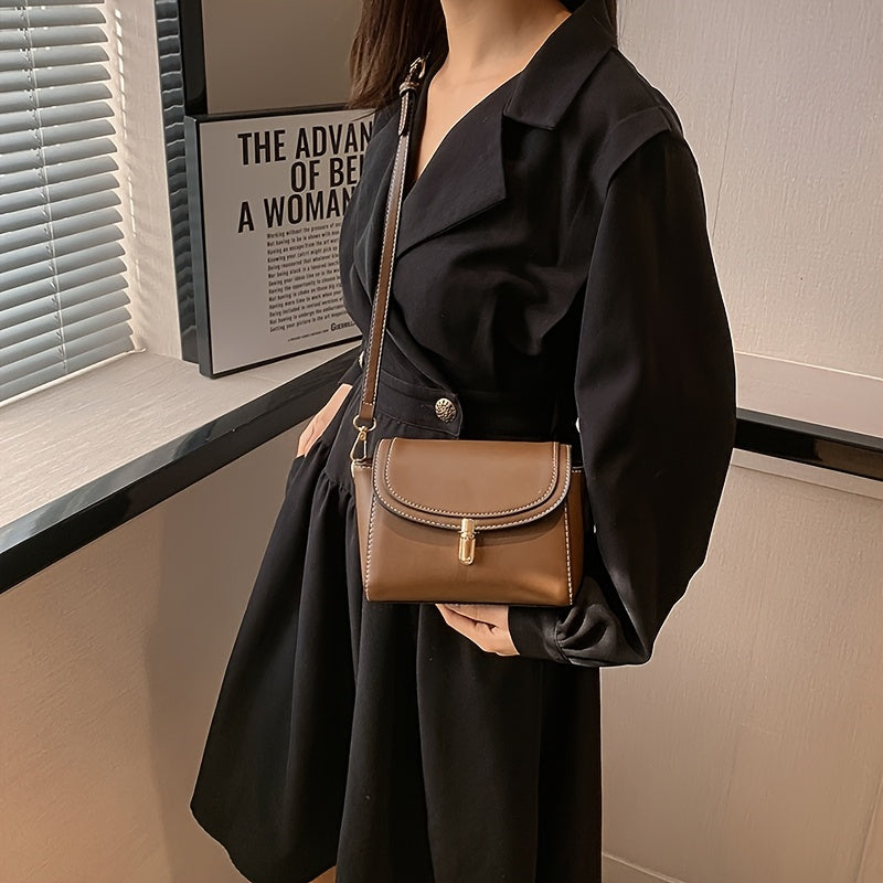 Women's Shoulder Bag, Large Capacity, Comfortable And Versatile, Small Square Bag, Commuting Fashion, Simple Crossbody Bag