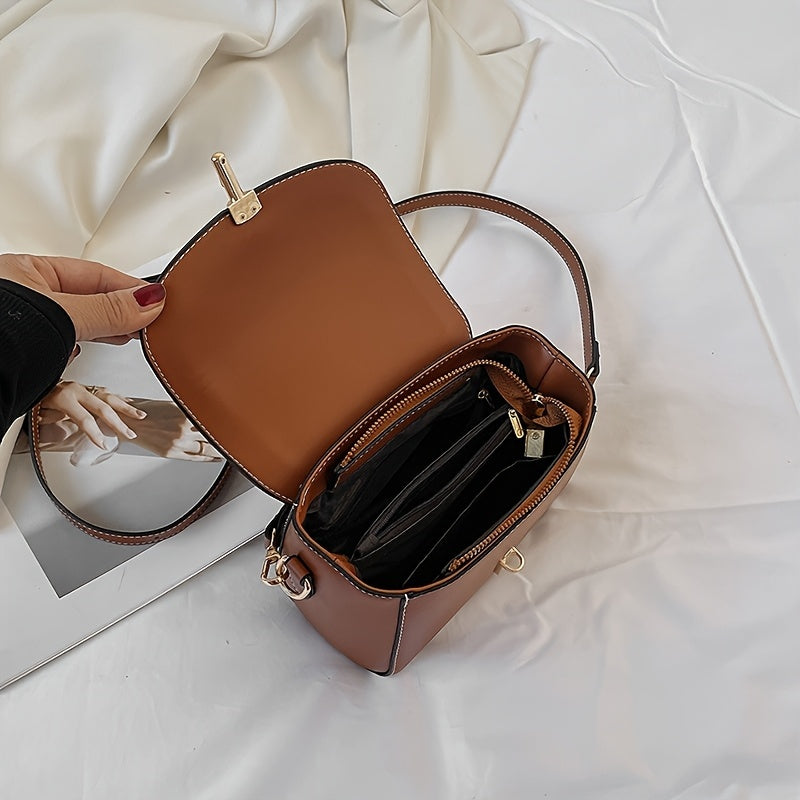 Women's Shoulder Bag, Large Capacity, Comfortable And Versatile, Small Square Bag, Commuting Fashion, Simple Crossbody Bag